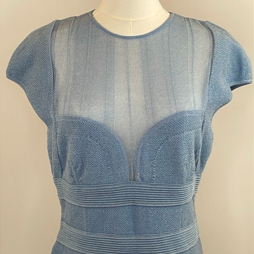 Herve Ledger, Sheer Bustier Gown Size L - Picture 2 of 12
